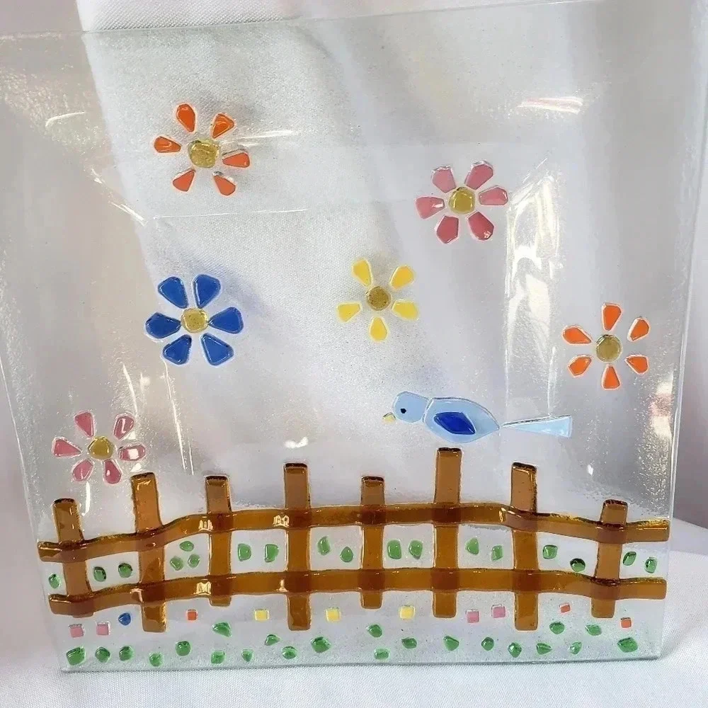 Square plate  with beautiful design